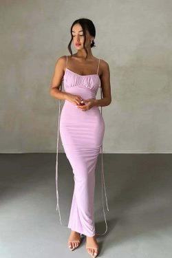 Elery Maxi Dress - Y2K Summer Grunge Outfit, 90S Fashion, Retro Style, Pastel Goth Vibes