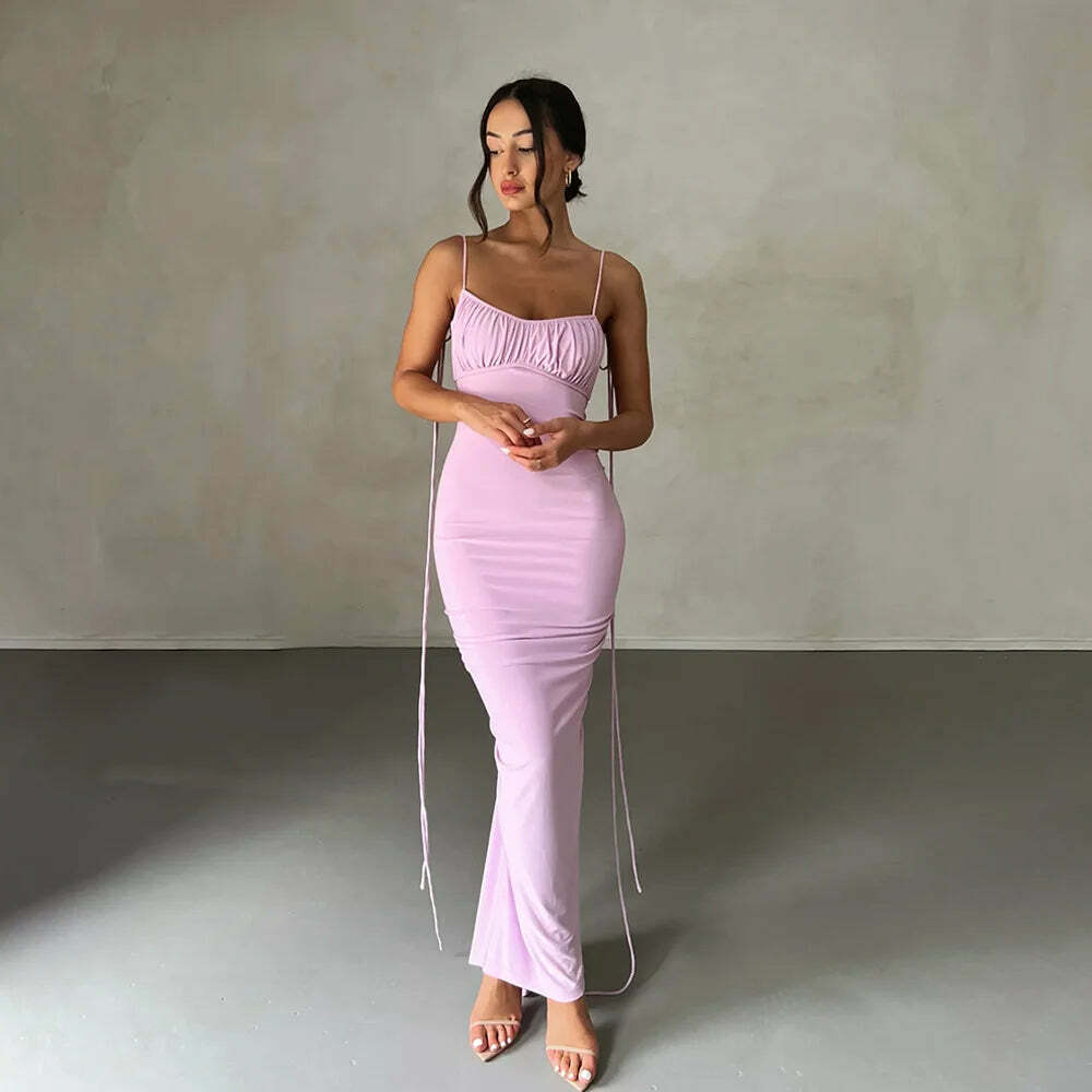 Elery Maxi Dress - Y2K Summer Grunge Outfit, 90S Fashion, Retro Style, Pastel Goth Vibes
