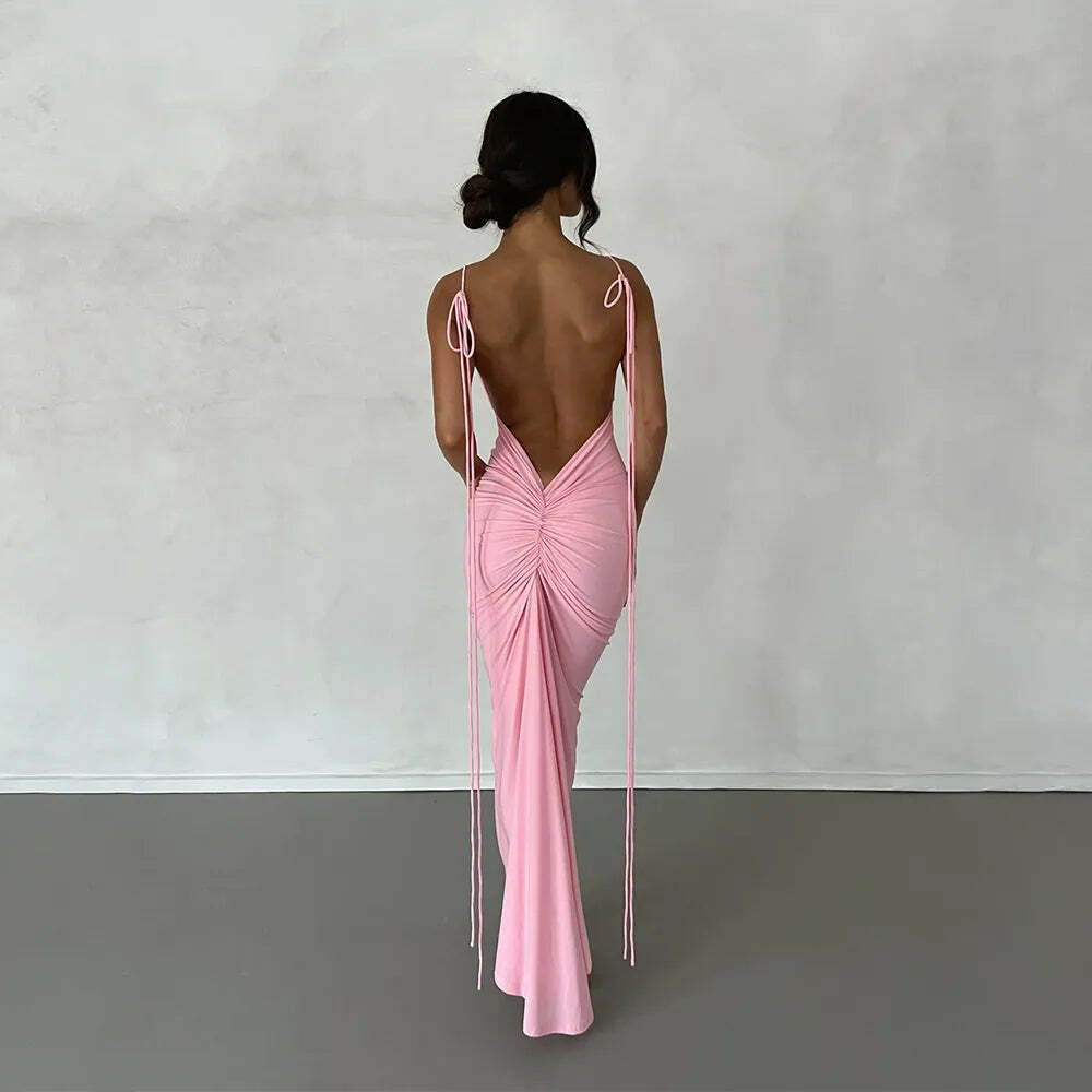 Elery Maxi Dress - Y2K Summer Grunge Outfit, 90S Fashion, Retro Style, Pastel Goth Vibes