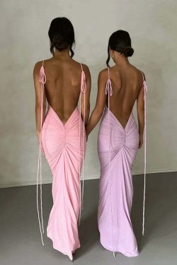 Elery Maxi Dress - Y2K Summer Grunge Outfit, 90S Fashion, Retro Style, Pastel Goth Vibes