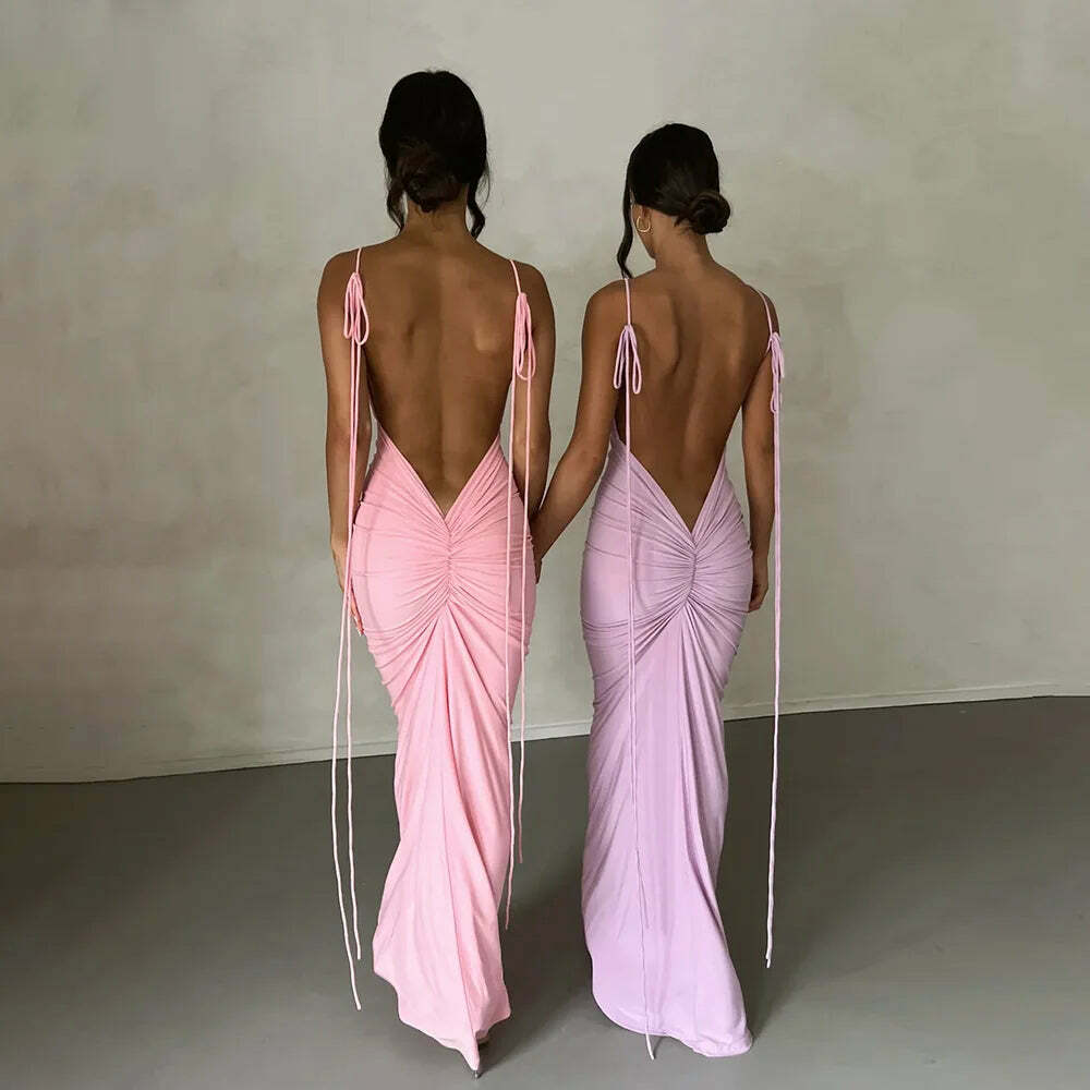 Elery Maxi Dress - Y2K Summer Grunge Outfit, 90S Fashion, Retro Style, Pastel Goth Vibes