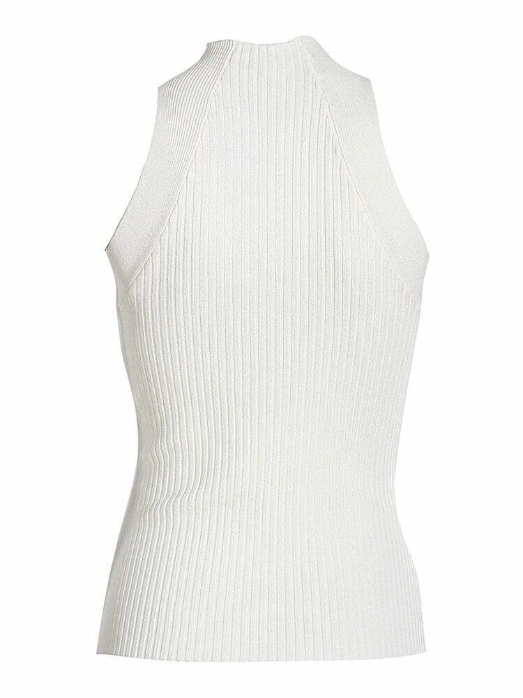 Eliana Knitted Top - Y2K Summer Grunge, 90S Retro, Pastel Goth, Y2K Party & Club Out