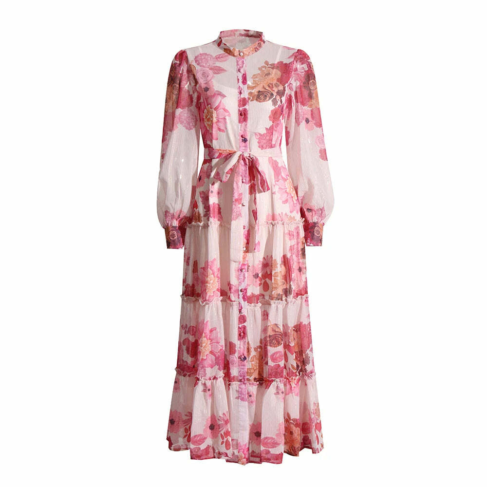 Elidi Maxi Dress - Y2K Summer Grunge Outfit, 90S Fashion, Retro Style, Pastel Goth Vibes