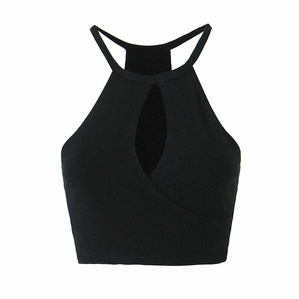 Elinor Crop Top - Y2K Summer Grunge, 90S Retro, Pastel Goth, Y2K Party & Club Out