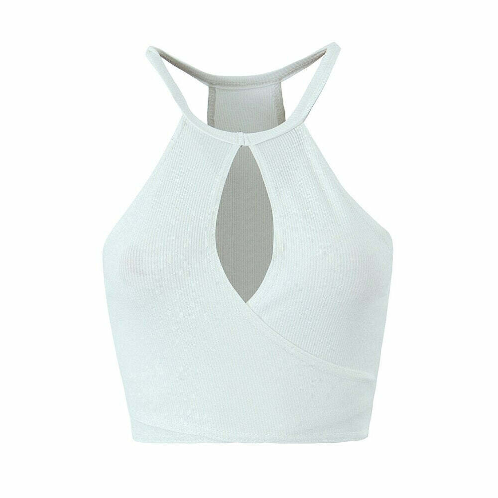 Elinor Crop Top - Y2K Summer Grunge, 90S Retro, Pastel Goth, Y2K Party & Club Out