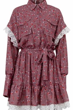 Ellisa Mini Dress - Y2K Summer Grunge Outfit, 90S Fashion, Retro Style, Pastel Goth, Y2K Party