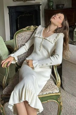 Eloise Midi Dress - Y2K Summer Grunge Outfit, 90S Fashion, Retro Style, Pastel Goth Vibes