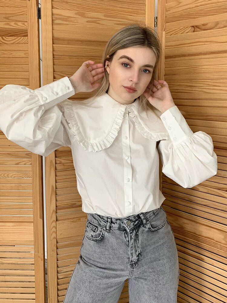 Elora Ruffle Blouse - Y2K Summer Grunge Top, 90S Fashion, Retro Y2K Club Outfit, Baby Te