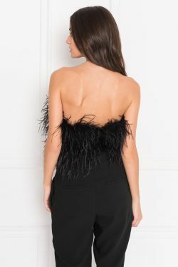 Elowen Feather Top - Y2K Summer Grunge, 90S Retro, Pastel Goth, Y2K Party & Club Outfits