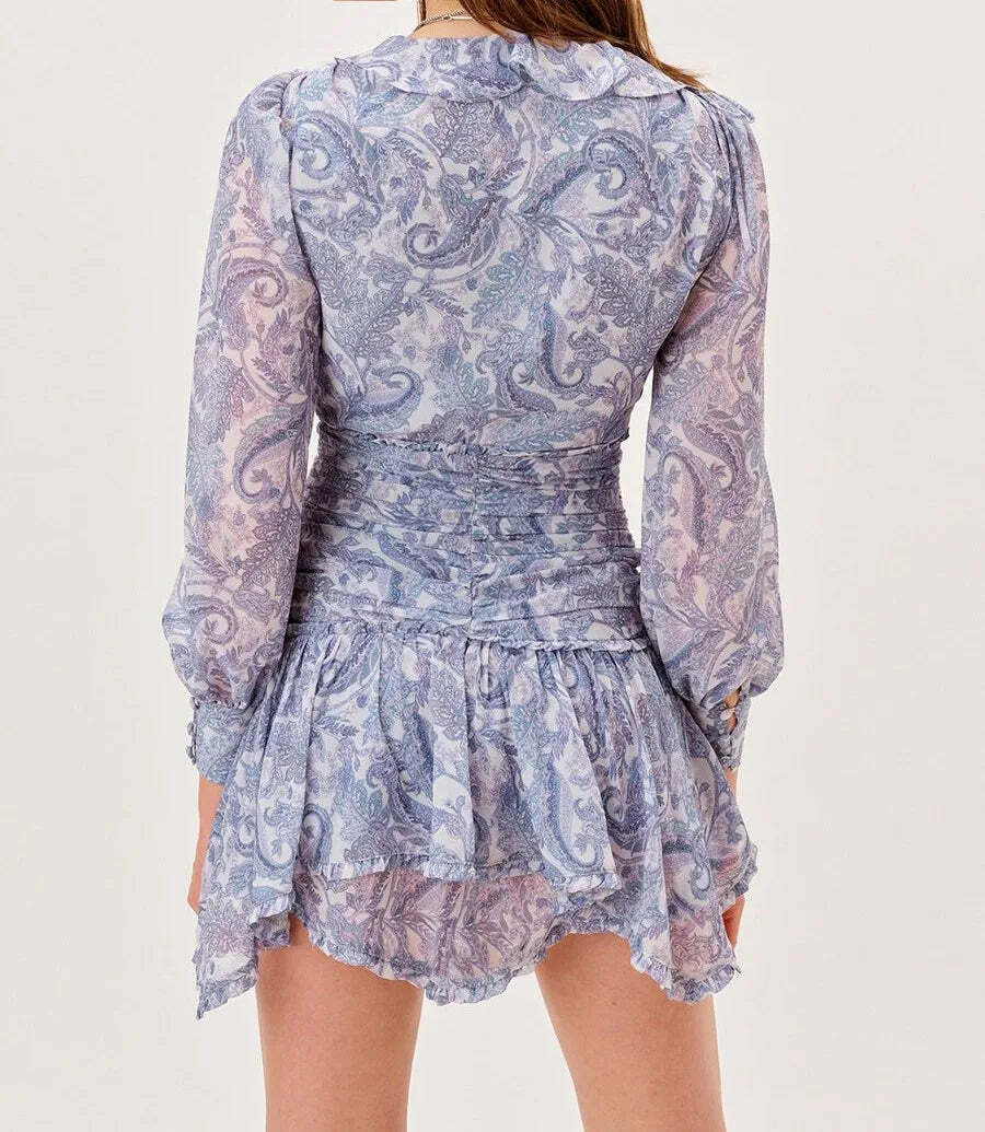 Embera Mini Dress - Y2K Summer Grunge Outfit, 90S Fashion, Retro Style, Pastel Goth Vibes