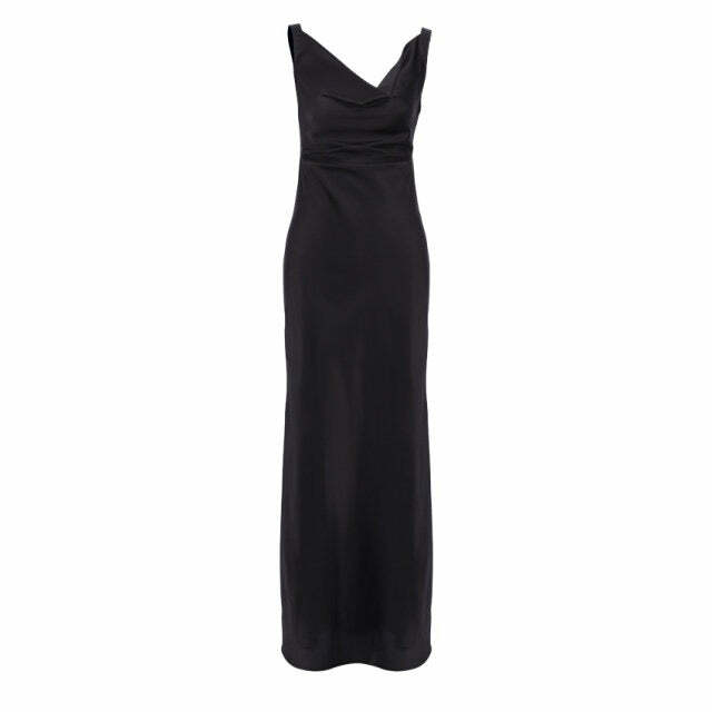 Enela Satin Maxi Dress - Y2K Summer, 90S Grunge, Retro Style, Y2K Party & Club Outfits
