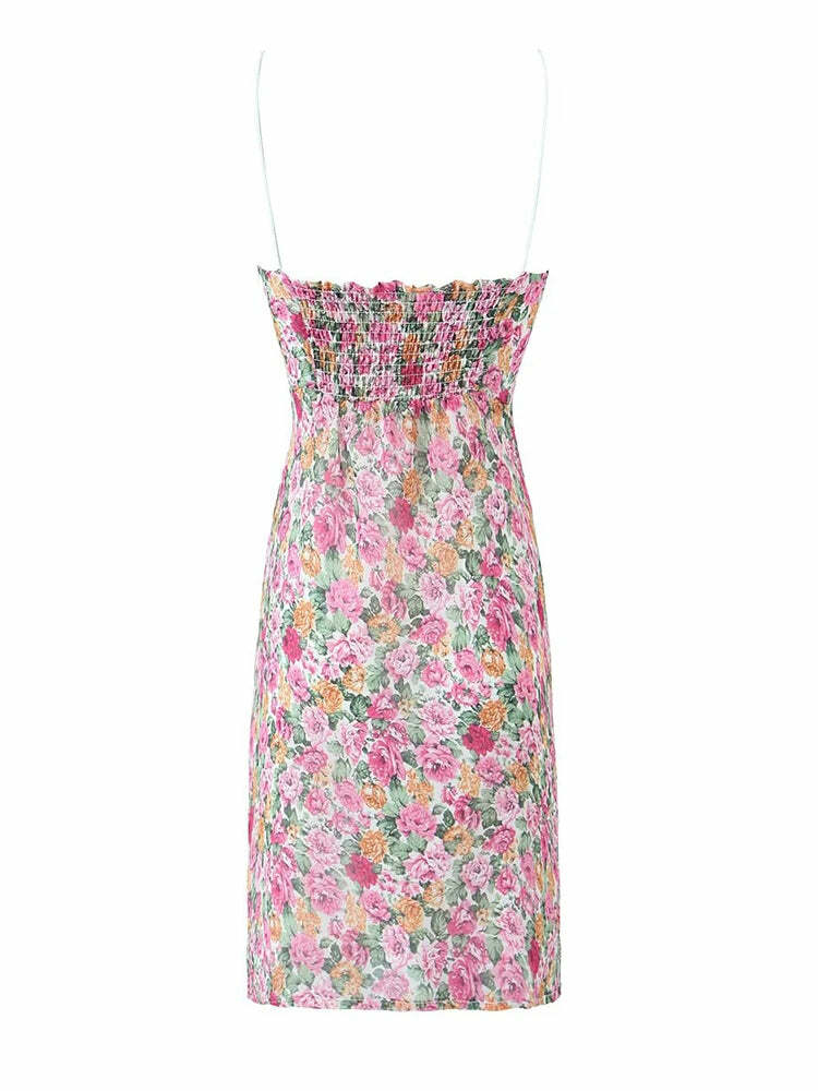 Ensley Mini Dress - Y2K Summer Grunge Outfit, 90S Fashion, Retro Style, Pastel Goth Vibes