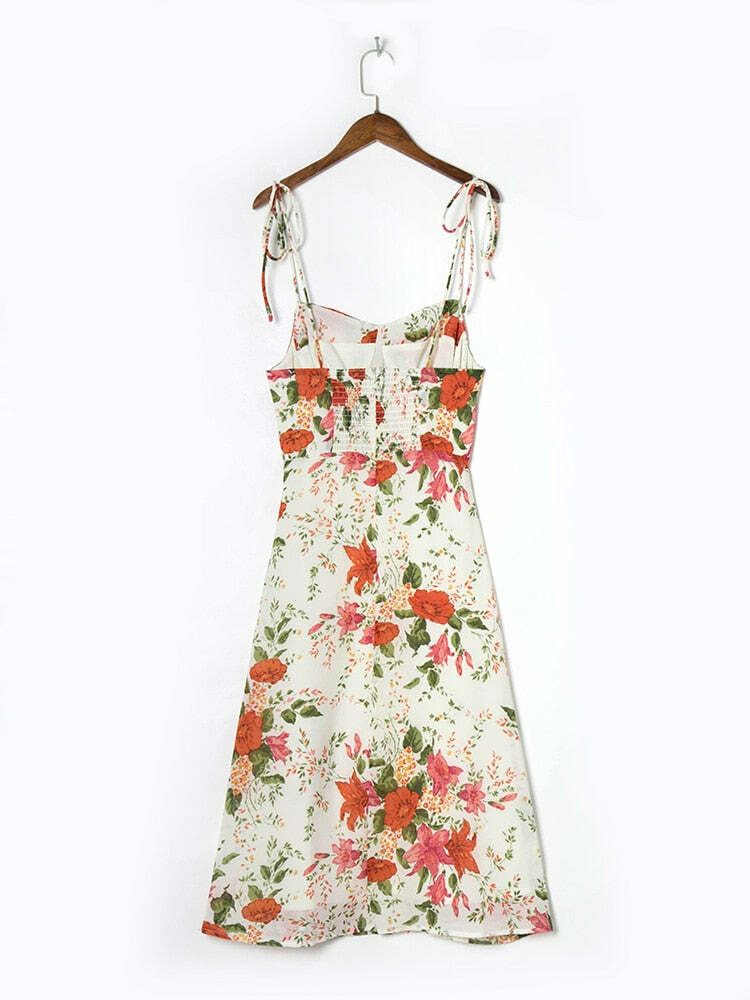 Erin Midi Dress - Y2K Summer Grunge Outfit, 90S Fashion, Retro Style, Pastel Goth, Y2K Party
