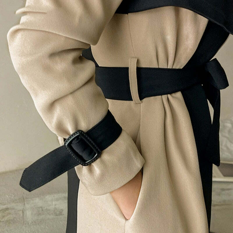 Esme Trench Coat - Y2K Summer & 90S Grunge Fashion, Retro Style, Y2K Party & Club Out