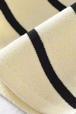 Estelle Striped Top - Y2K Summer, 90S Fashion, Grunge, Retro, Baby Tees, Y2K Club