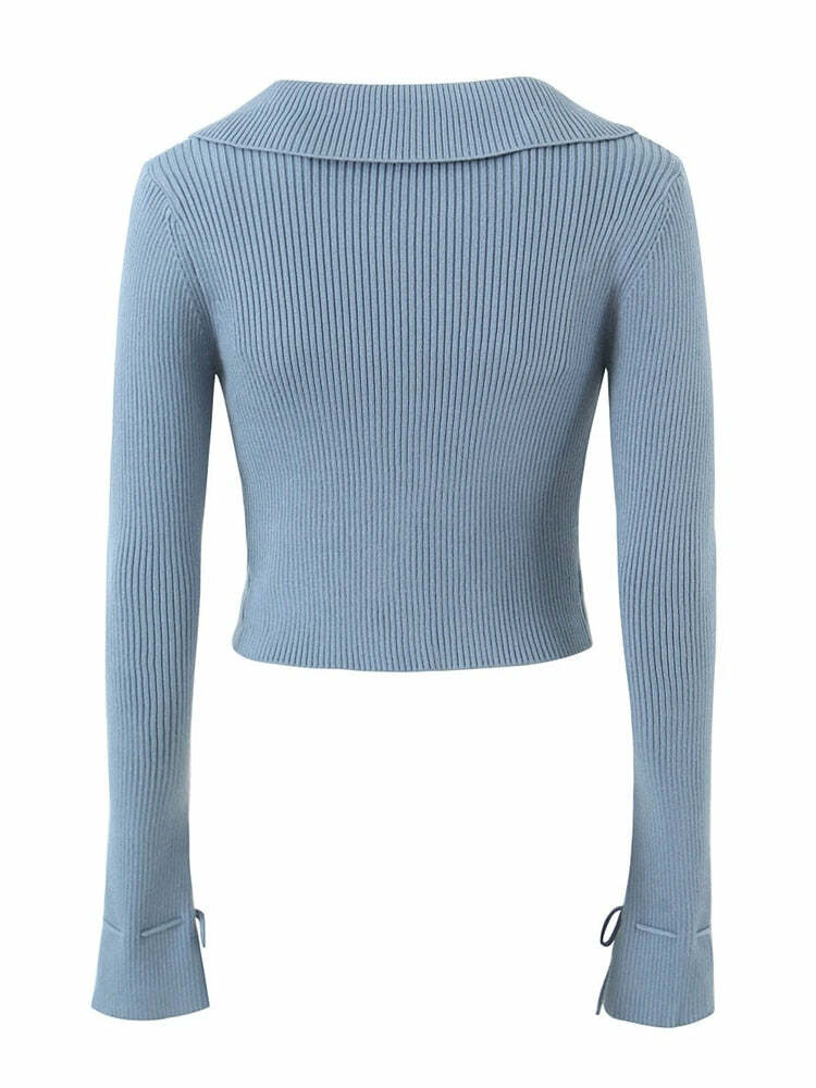Everly Y2K Two Piece Sweater Set - 90S Grunge, Retro Summer Outfit, Pastel Goth Fashion