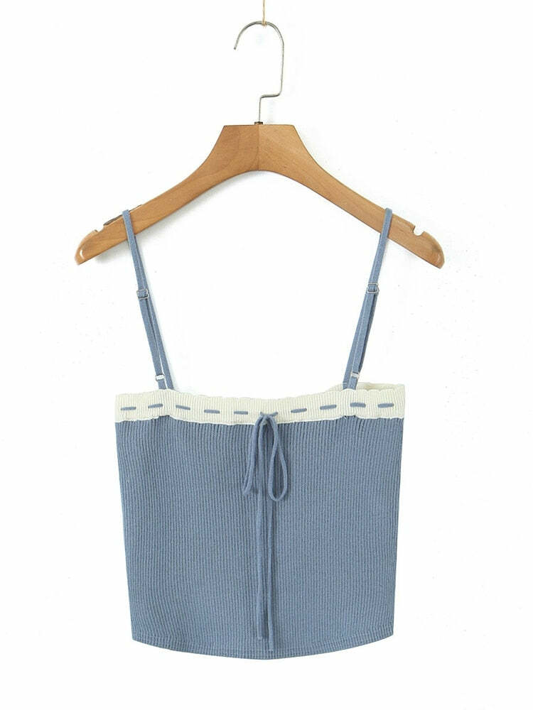 Everly Y2K Two Piece Sweater Set - 90S Grunge, Retro Summer Outfit, Pastel Goth Fashion