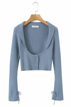 Everly Y2K Two Piece Sweater Set - 90S Grunge, Retro Summer Outfit, Pastel Goth Fashion