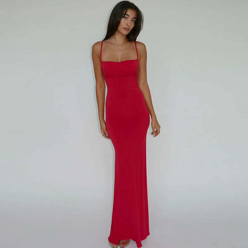 Evilia Maxi Dress - Y2K Summer Grunge Outfit, 90S Fashion, Retro Style, Y2K Party & Club Look