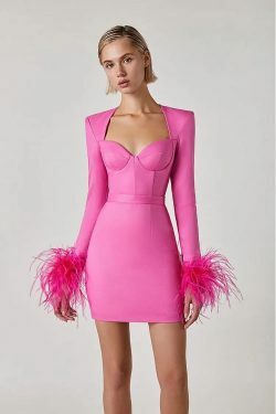 Faina Pink Mini Dress - Y2K Summer Outfit, 90S Fashion, Grunge, Retro Style, Y2K Party Look