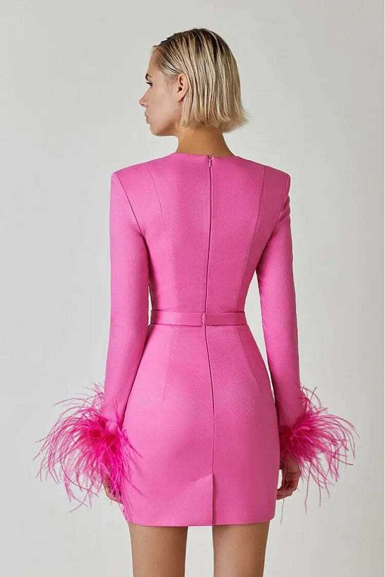 Faina Pink Mini Dress - Y2K Summer Outfit, 90S Fashion, Grunge, Retro Style, Y2K Party Look