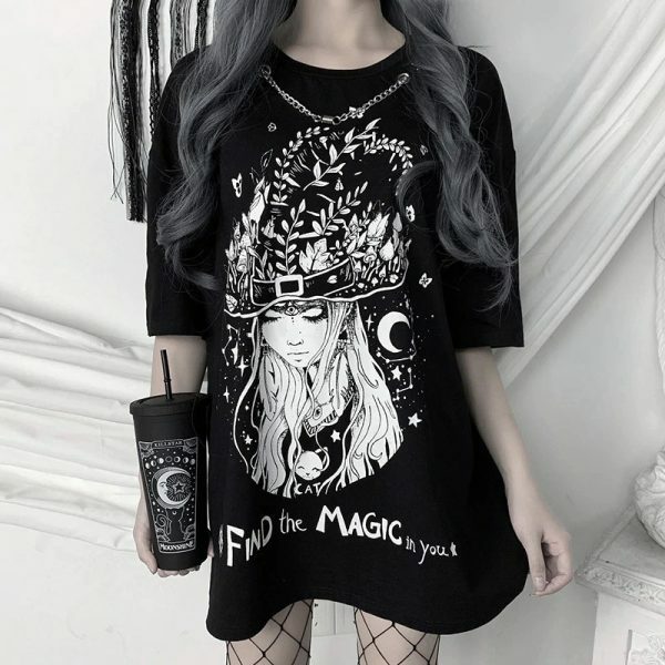 Find The Magic In You T-Shirt - Y2K Summer, 90S Grunge, Retro Style, Baby Tees, Y2K