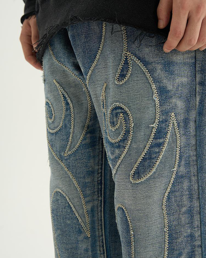 Flame Jeans: Retro Y2K Summer & 90S Grunge Outfits For Women - Perfect For Parties & Clubbing