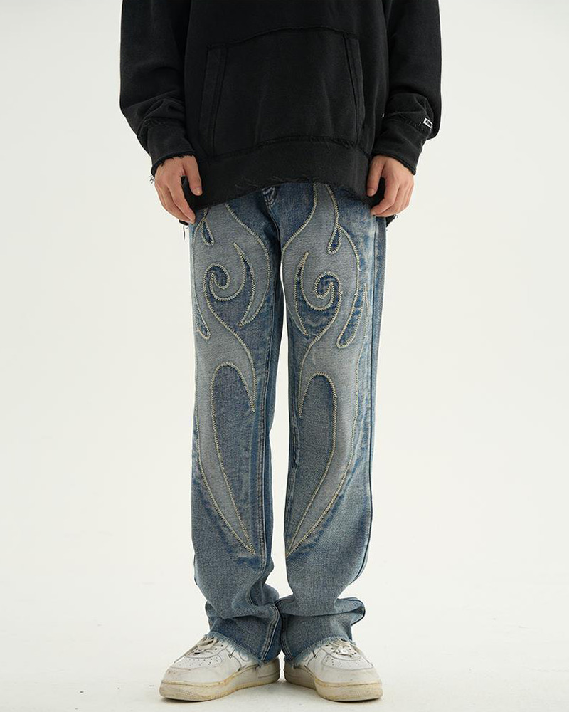 Flame Jeans: Retro Y2K Summer & 90S Grunge Outfits For Women - Perfect For Parties & Clubbing