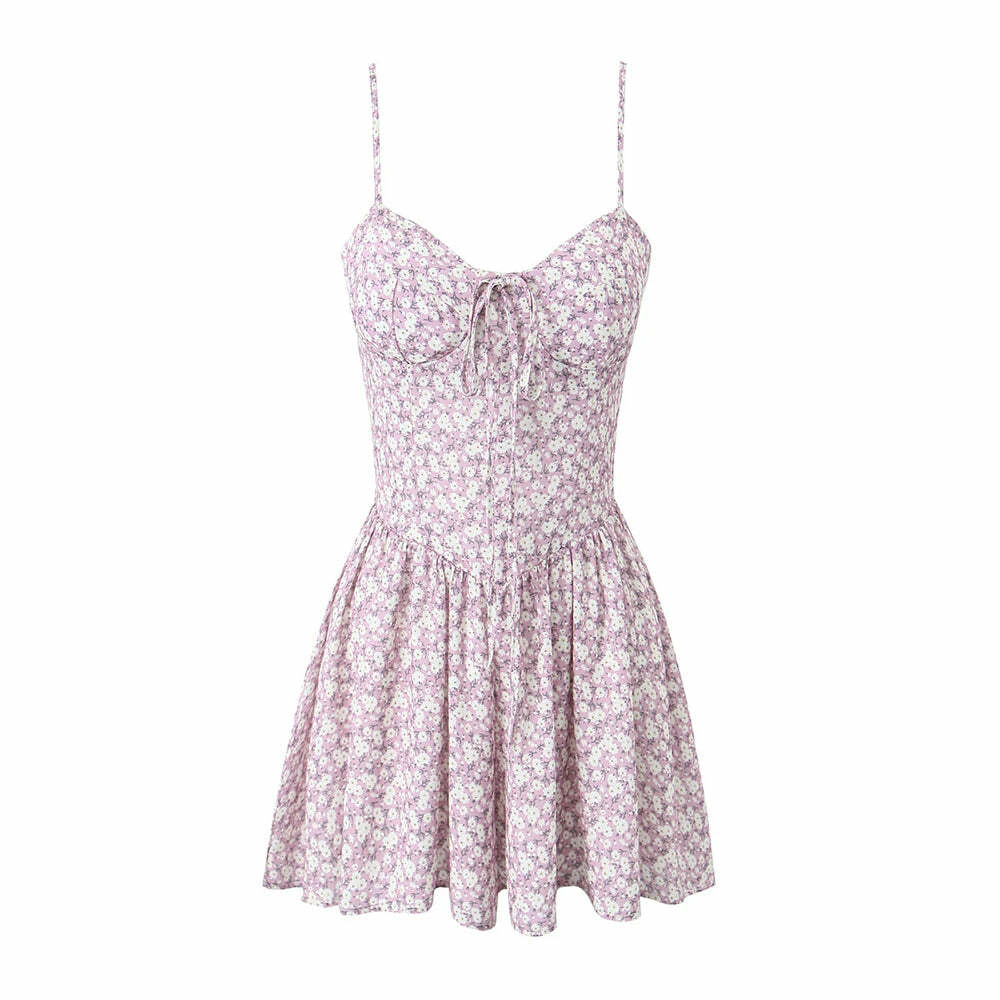 Galia Mini Dress - Y2K Summer Grunge Outfit, 90S Fashion, Retro Style, Y2K Party & Club Look