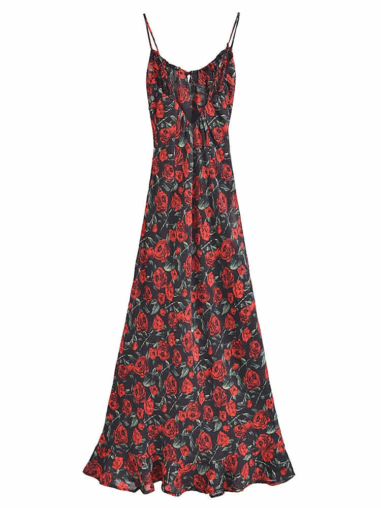 Gianna Maxi Dress - Y2K Summer Outfit, 90S Fashion, Grunge, Retro Style, Y2K Party Look