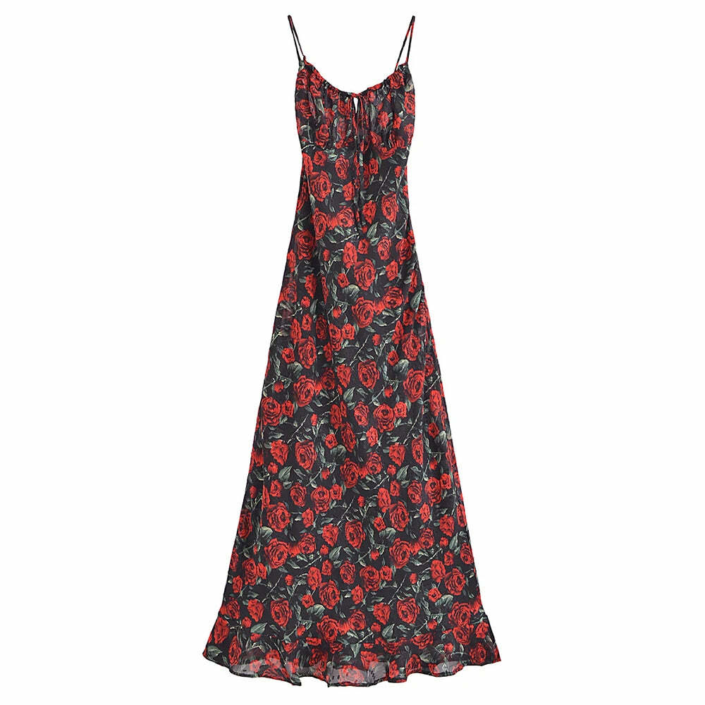 Gianna Maxi Dress - Y2K Summer Outfit, 90S Fashion, Grunge, Retro Style, Y2K Party Look