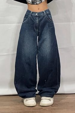 Grim Reaper Jeans - Y2K Summer Grunge Outfit, 90S Fashion, Retro Style, Gothic Y2K, Hip Hop V