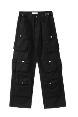 Hailey Multi Pocket High Waist Jeans - Y2K Grunge, 90S Fashion, Retro Style, Y2K Summer Outfits
