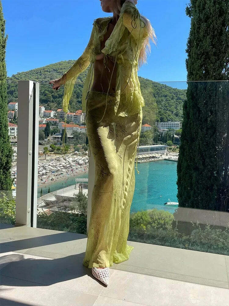 Hailey Two Piece Set - Y2K Summer Grunge Outfit, 90S Fashion, Retro Style, Y2K Club & Party