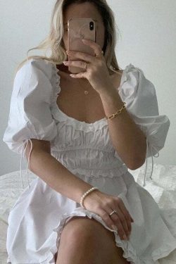 Haisy Mini Dress - Y2K Summer Grunge Outfit, 90S Fashion, Retro Style, Y2K Party & Club Outfits