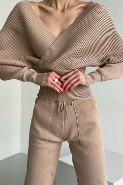 Hala Knitted Set - Y2K Summer & 90S Grunge Outfit, Retro Y2K Fashion, Pastel Goth Style
