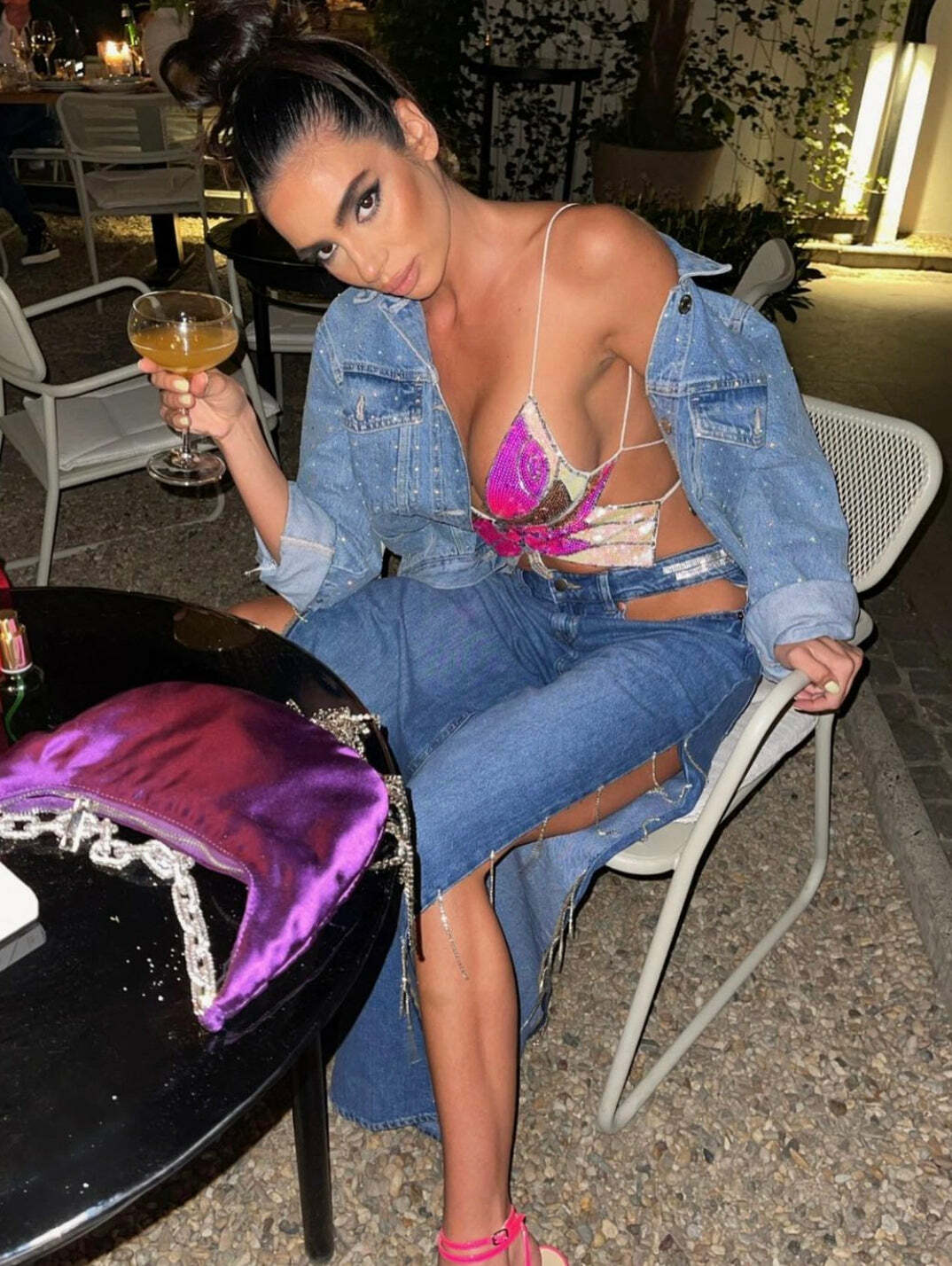 Halsey Butterfly Sequin Top - Y2K Summer, 90S Fashion, Grunge, Retro, Party & Club Outfits