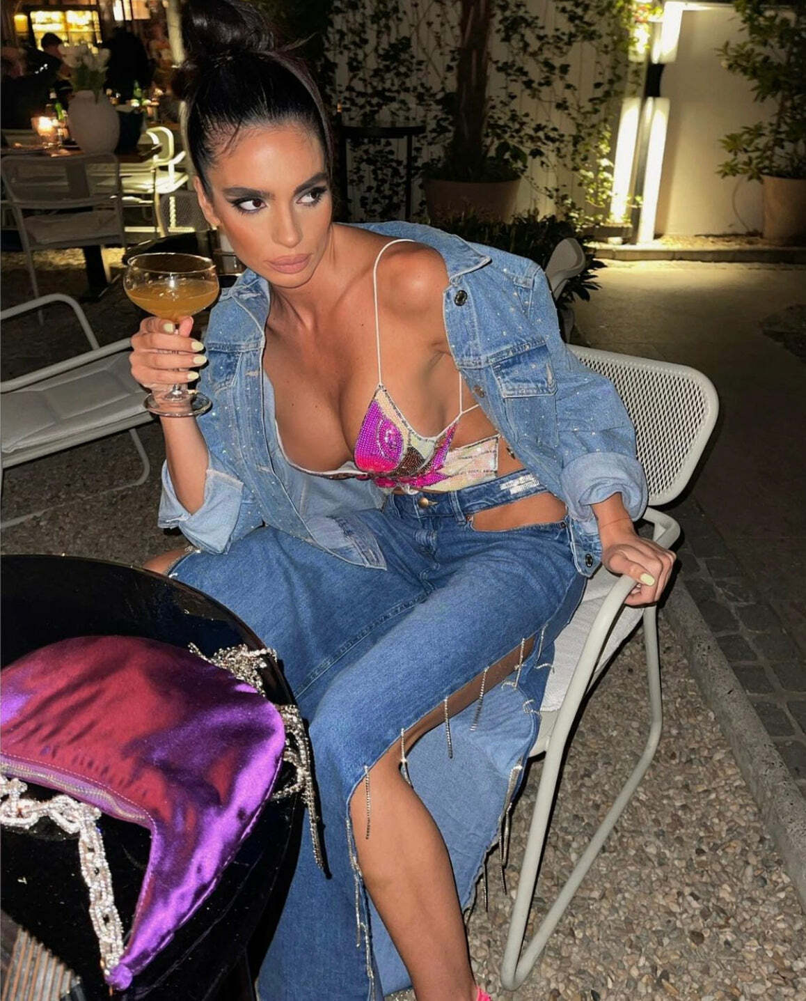 Halsey Butterfly Sequin Top - Y2K Summer, 90S Fashion, Grunge, Retro, Party & Club Outfits