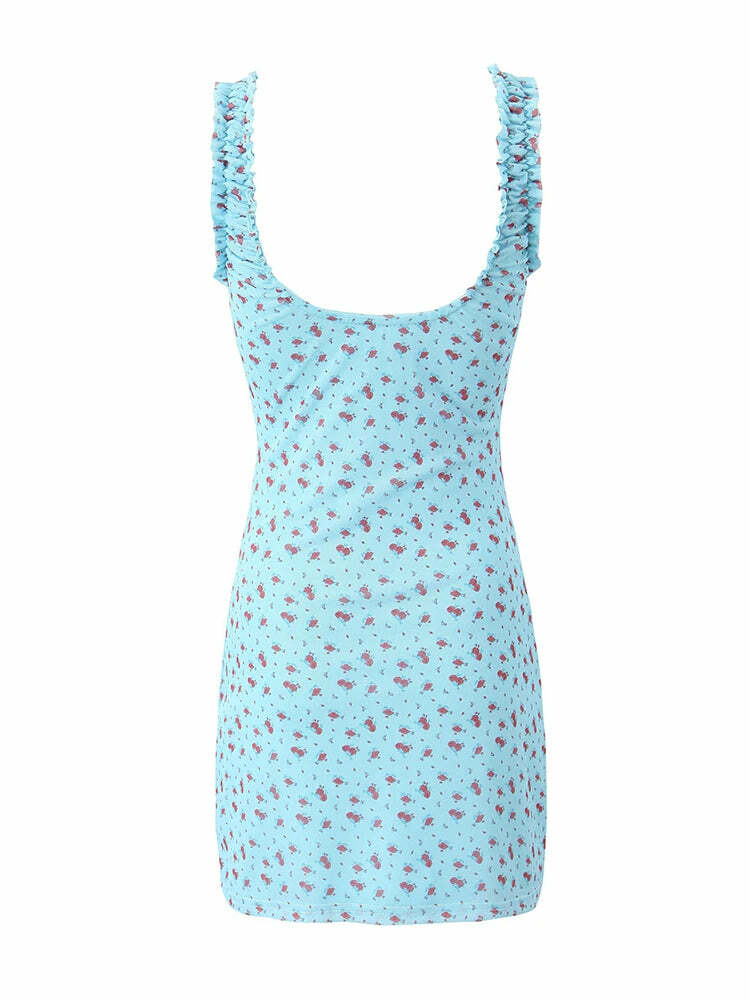 Harmoni Mini Dress - Y2K Summer Grunge Outfit, 90S Fashion, Retro Style, Pastel Goth, Y2