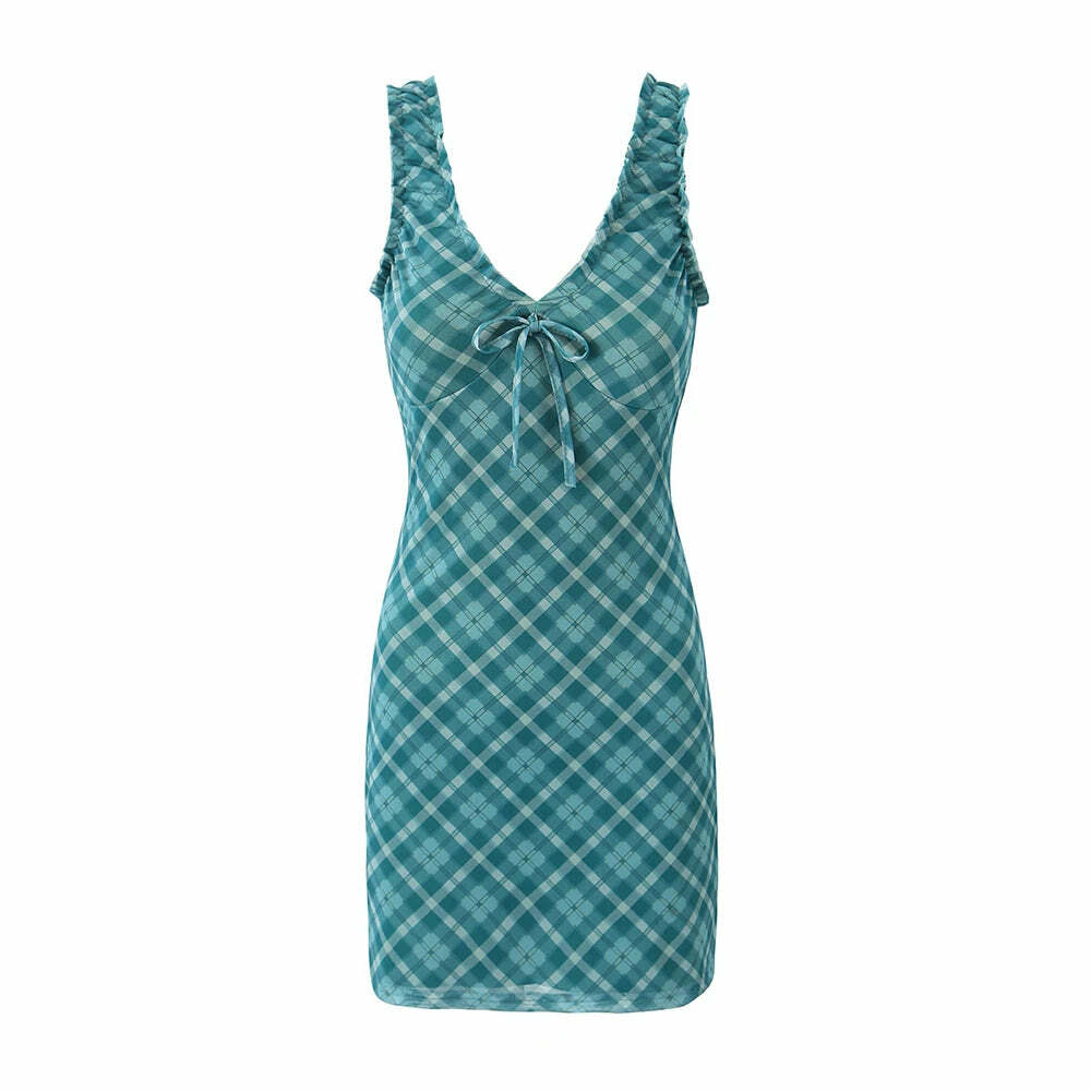 Harmoni Mini Dress - Y2K Summer Grunge Outfit, 90S Fashion, Retro Style, Pastel Goth, Y2