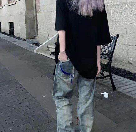 Harmony Ripped High Waist Jeans - Y2K Summer, 90S Grunge, Retro Style, Y2K Club & Party Outfits