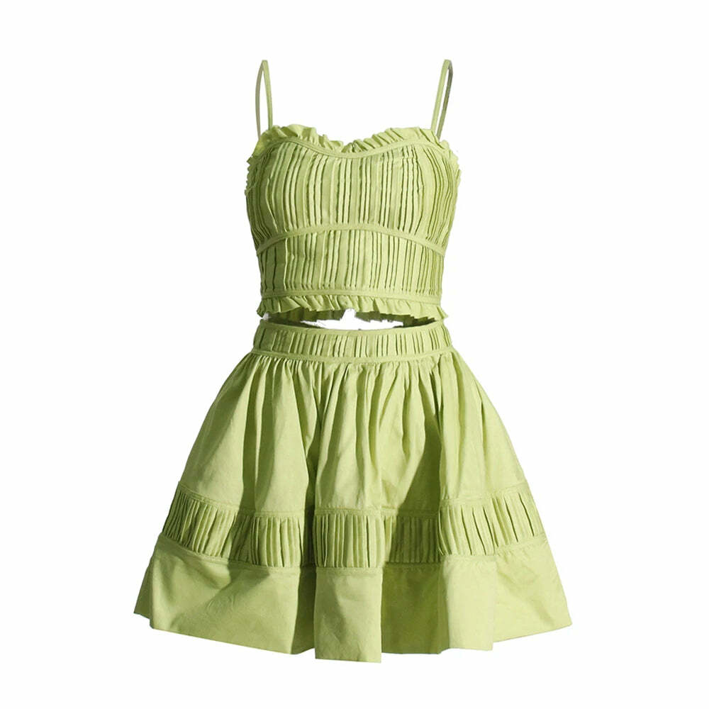 Harriet Two Piece Set - Y2K Summer Grunge Outfit, 90S Fashion, Retro Style, Y2K Club &
