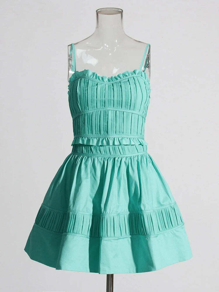 Harriet Two Piece Set - Y2K Summer Grunge Outfit, 90S Fashion, Retro Style, Y2K Club &