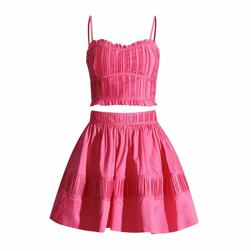Harriet Two Piece Set - Y2K Summer Grunge Outfit, 90S Fashion, Retro Style, Y2K Club &