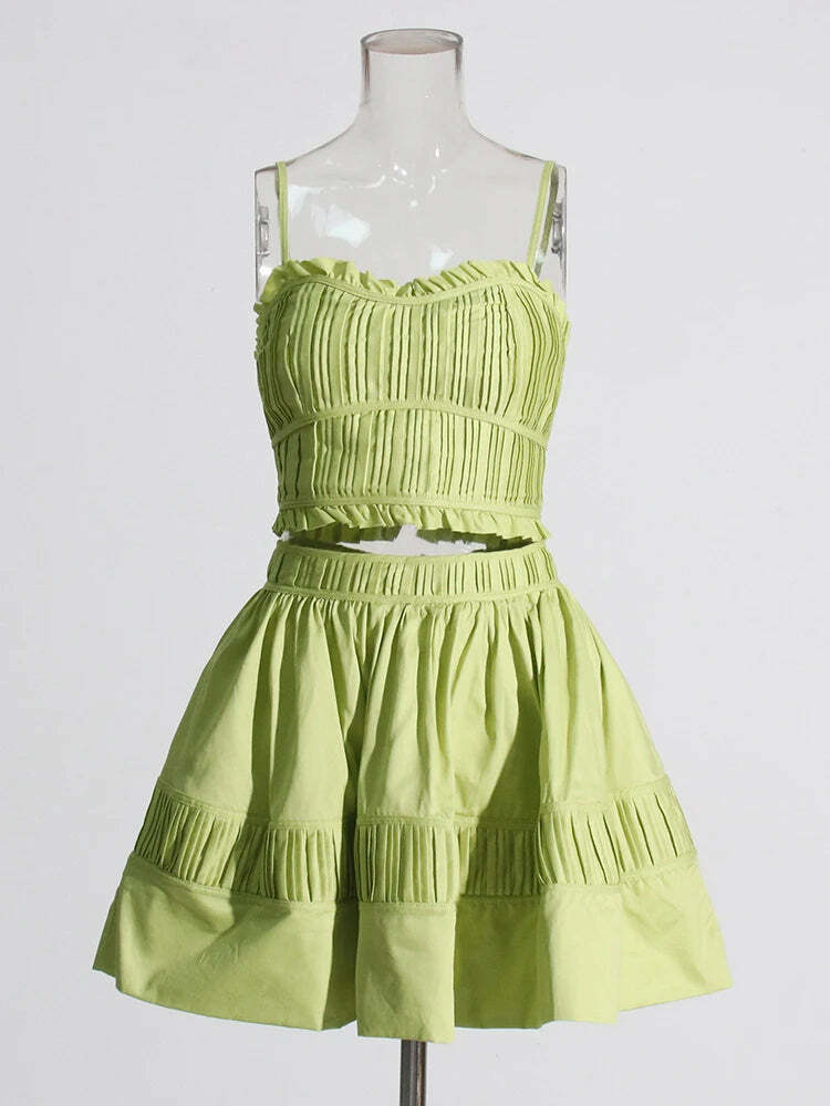 Harriet Two Piece Set - Y2K Summer Grunge Outfit, 90S Fashion, Retro Style, Y2K Club &