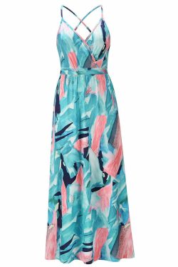 High Quality Y2K Bohemian Floral Camisole Long Dress - Elegant Summer Retro 90S Grunge Outfit