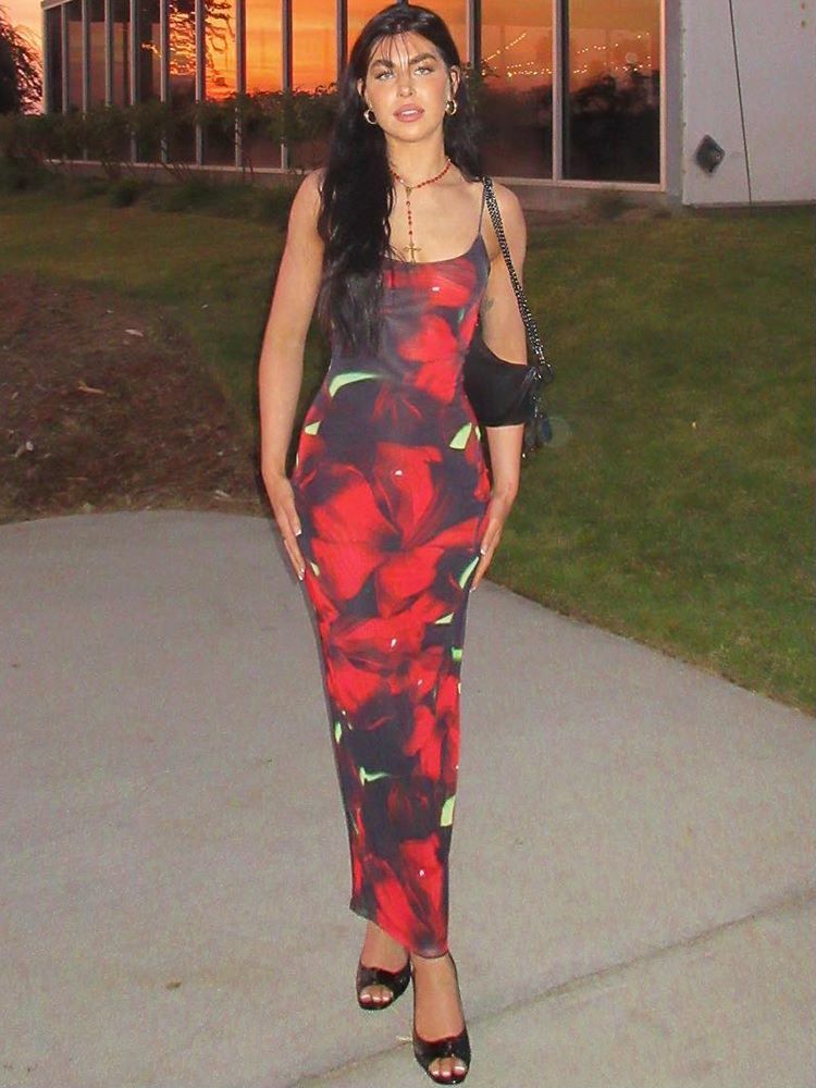 Hilda Maxi Dress - Y2K Summer Grunge Outfit, 90S Fashion, Retro Style, Y2K Party & Club