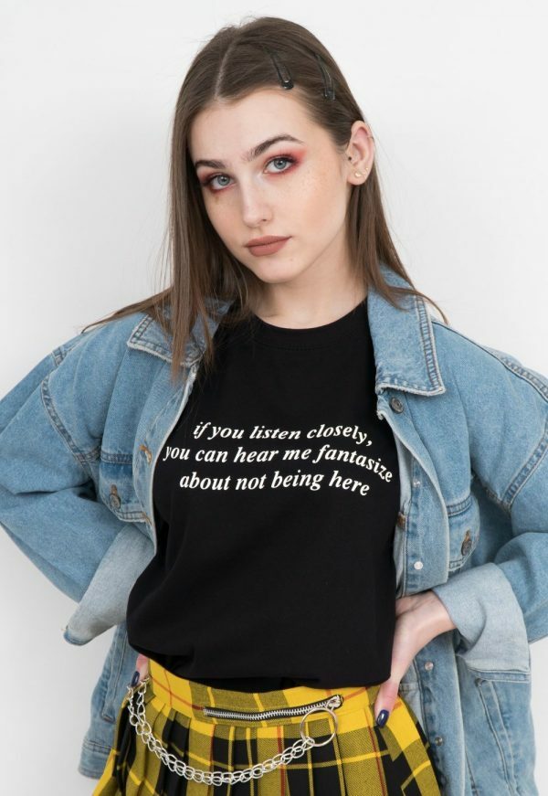 If You Listen Closely T-Shirt - Y2K Summer, 90S Grunge, Retro Style, Baby Tees, Y2K Pop