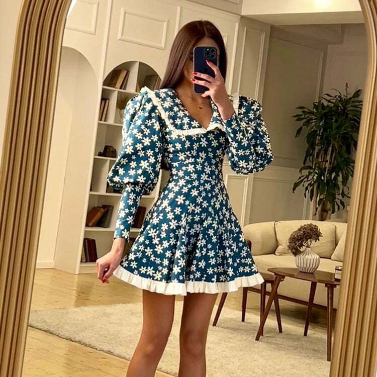 Ilana Mini Dress - Y2K Summer Grunge Outfit, 90S Fashion, Retro Style, Pastel Goth Vibes