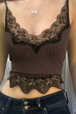 Imani Lace Top - Y2K Summer Grunge, 90S Fashion, Retro Style, Y2K Party & Club Outfits